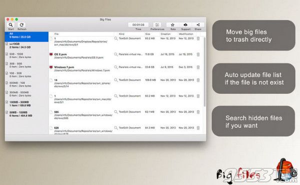 Big Files Mac版