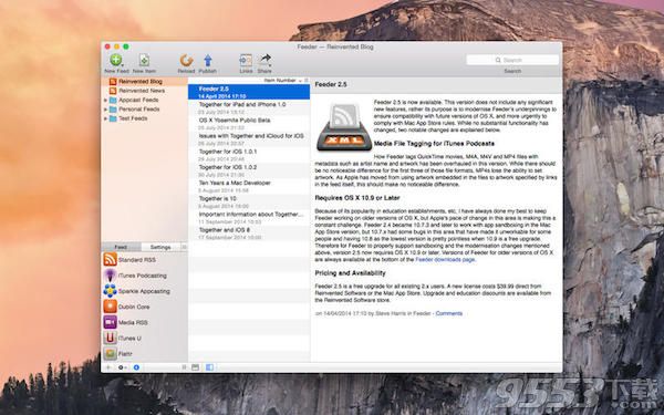 Feeder Mac破解版(编辑rss文档工具)|Feeder f