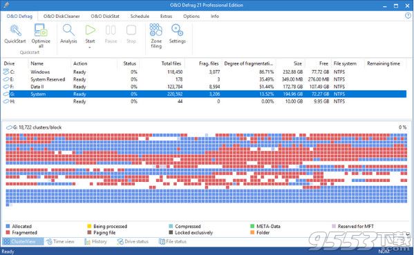 O&O Defrag Pro 21汉化版