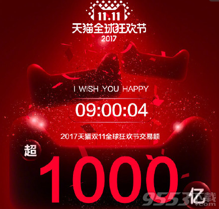 2017天貓雙十一實時成交額是多少 2017天貓雙十一最新成交數(shù)據(jù)