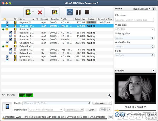 Xilisoft HD Video Converter Mac版