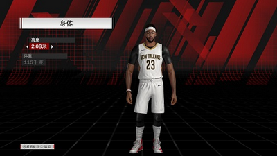 NBA2K18 鵜鶘隊(duì)戴維斯身形發(fā)型面補(bǔ)MOD