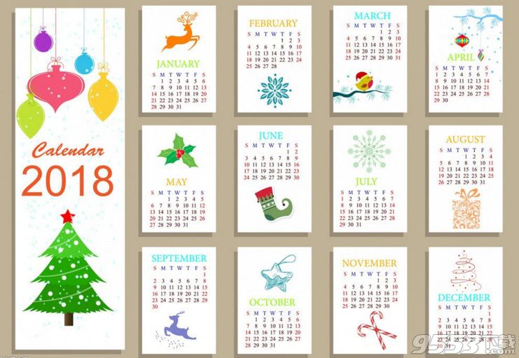 2018年日历在哪看 2018年日历表完美打印版带