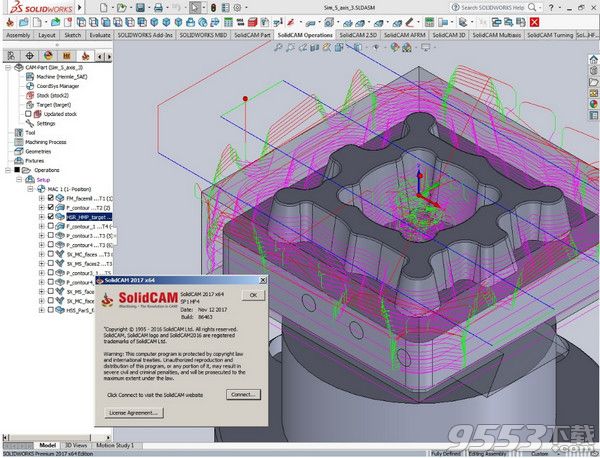 SolidCAM 2017 SP1 HF4(CAM加工软件)