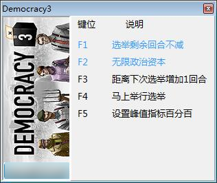 民主制度3 v1.31五项修改器