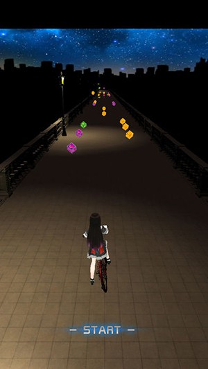 单车少女之夜色街灯中文最新版2017下载-单车少女之夜色街灯汉化安卓官方版下载v1.0图1