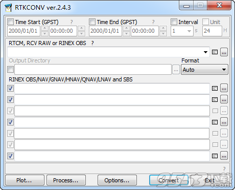 rinex转换器rtkconv