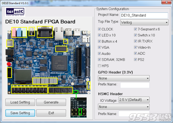 DE10 standard开发板 v1.0.1官方版