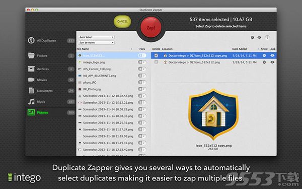 Duplicate Zapper Mac版