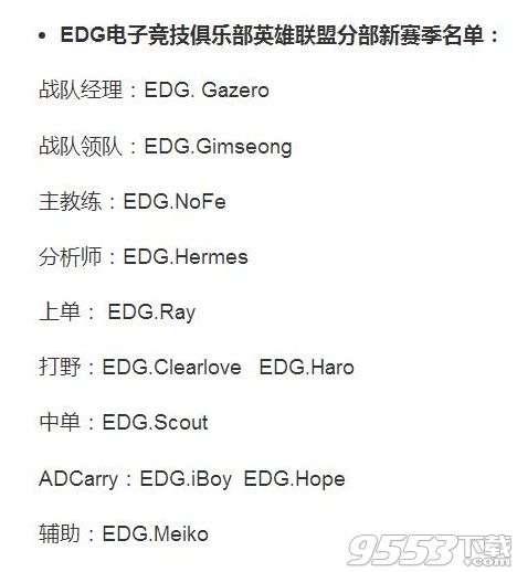 EDG丶Hope是誰 lolEDG戰(zhàn)隊下路adc選手Hope個人資料