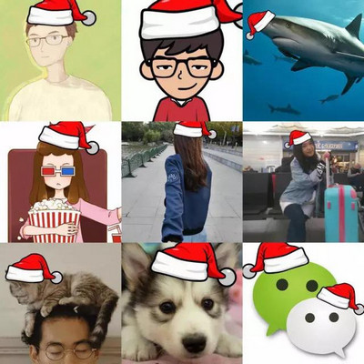 2017微信朋友圈圣诞帽app截图2