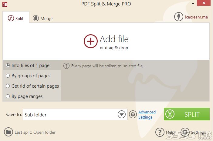 Icecream PDF Split Merge中文版 v3.4.1官方版