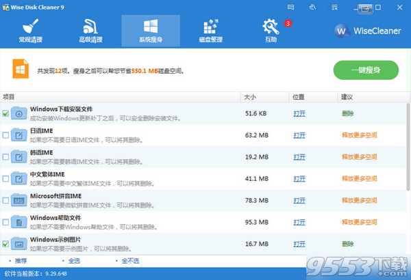 Wise Disk Cleaner中文版 v9.62官方安装版