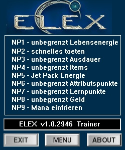 ELEX v1.0.2946九项修改器dR.oLLe版