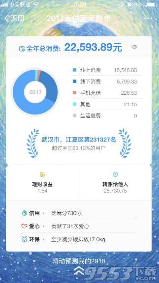 支付宝2018我的年度关键词怎么生成 支付宝2018我的年度关键词怎么看