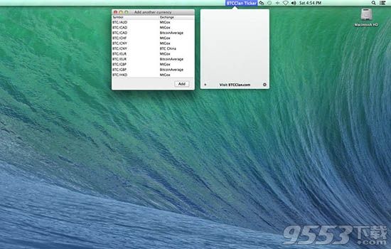Bitcoin Clan Ticker Mac版