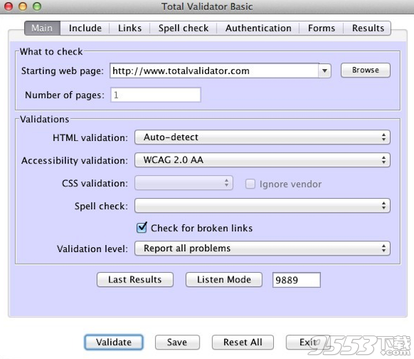 Total Validator Mac版