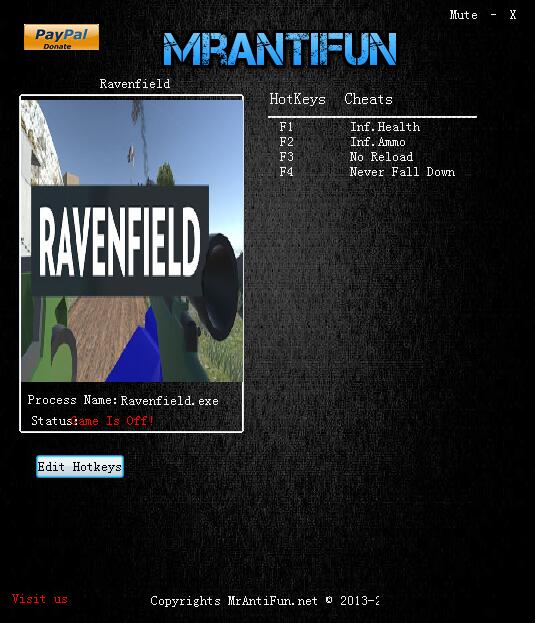 战地模拟器Ravenfield多功能修改器EA版