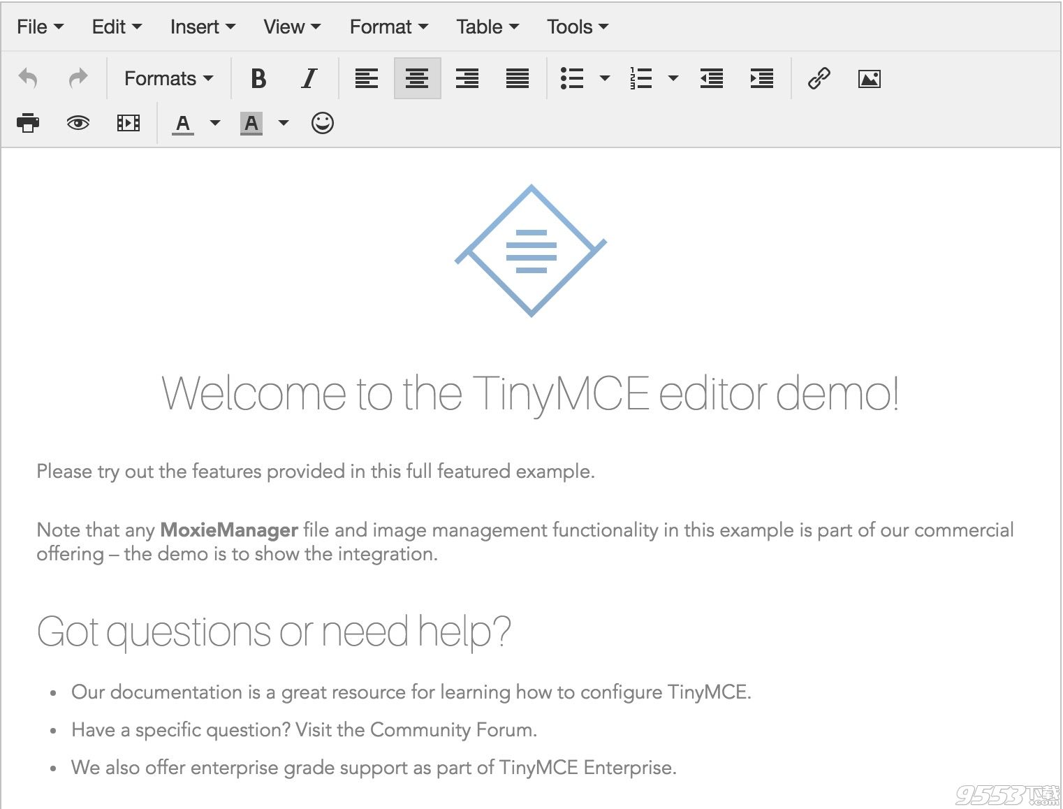 TinyMCE编辑器中文版