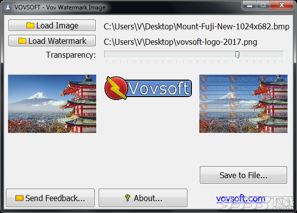 Vov Watermark Image(图片水印添加软件)
