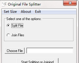 Original File Splitter(文件分割合并工具)