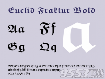 Euclid Fraktur字体免费版