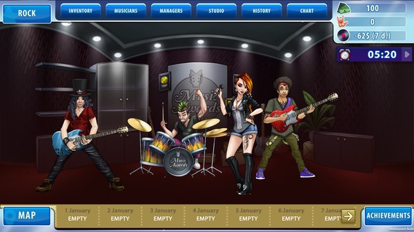 乐队经理游戏下载_乐队经理Music Band Manager中文版下载单机游戏下载图1