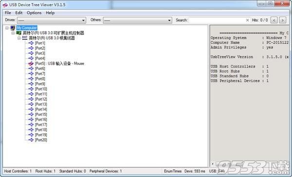 USB Device Tree Viewer v3.1.5.0绿色版