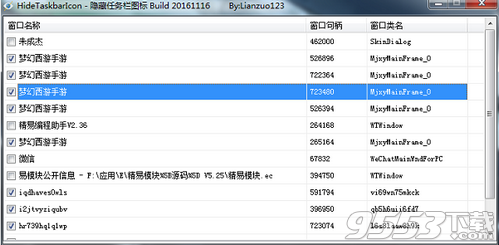 HideTaskbarIcon中文版 v1.0单文件版
