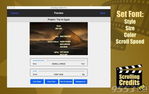Scrolling Credits Pro Mac版