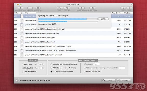 PDFSplitter Pro Mac版