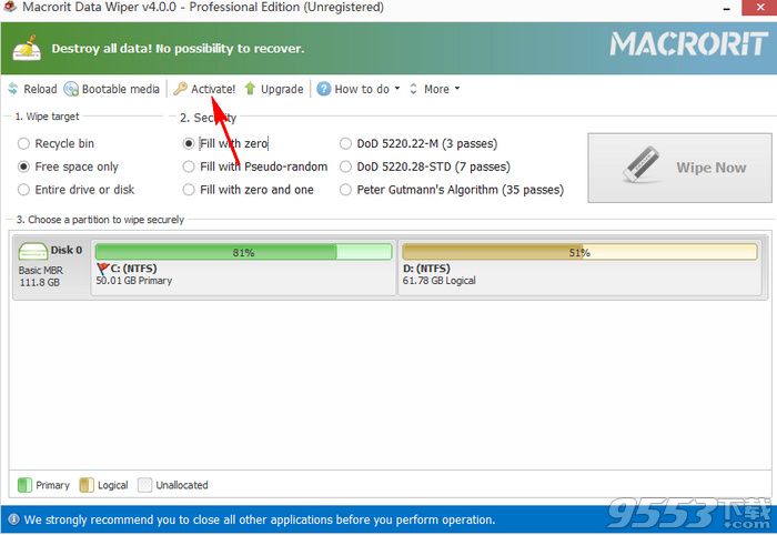 Macrorit Data Wiper破解版