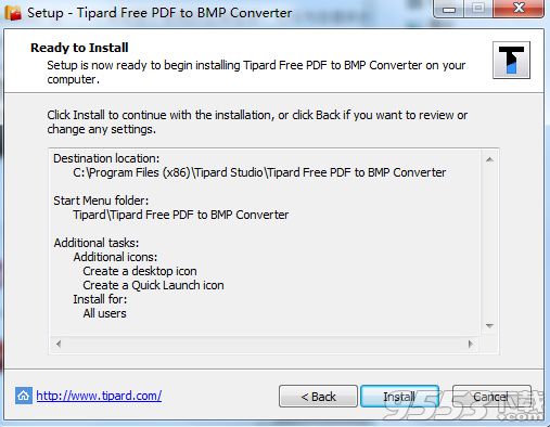 Tipard Free PDF to BMP Converter最新版
