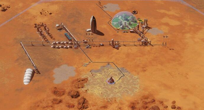 火星求生六角混凝土挖掘机mod
