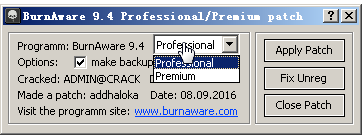 BurnAware 11.2.0 專業(yè)破解版（附注冊(cè)機(jī)以及破解補(bǔ)丁安裝教程）