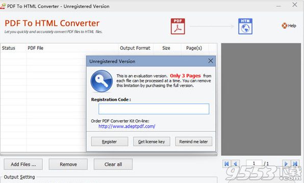 Adept PDF to Html Converter破解版