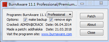 BurnAware Professional破解版下載【附破解補(bǔ)丁】