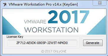 VMware 14 Pro注冊(cè)機(jī)【附激活密鑰】