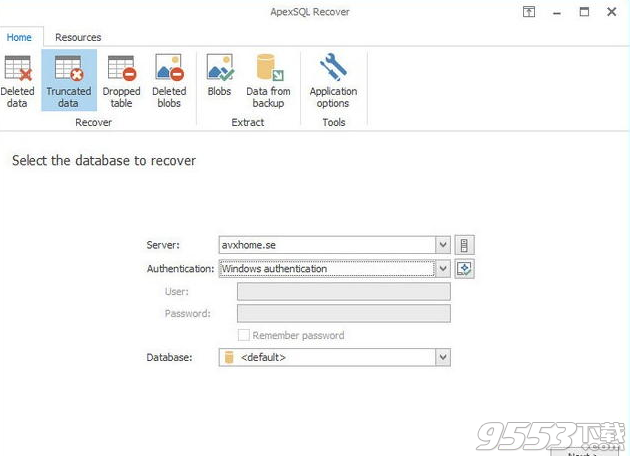 ApexSQL Recover