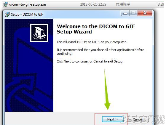 DICOM to GIF