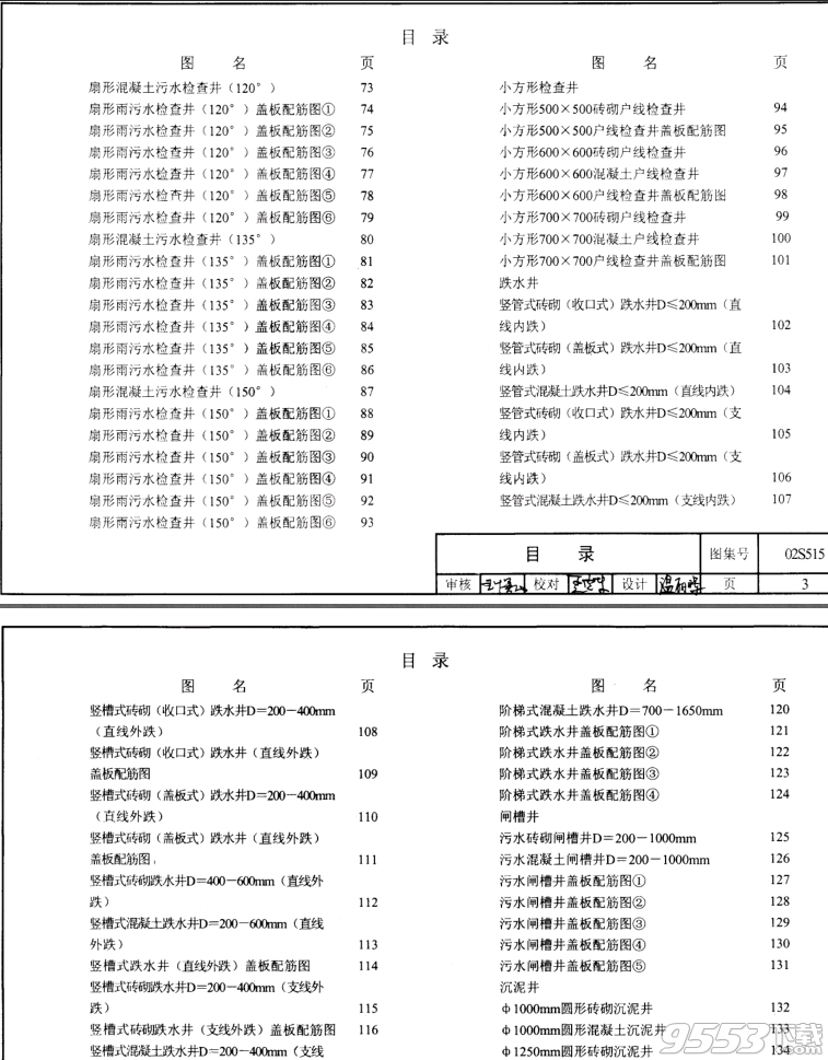 排水检查井图集02s515 pdf下载