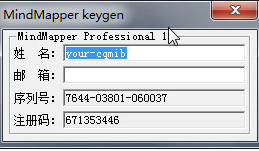 mindmapper16 注册机