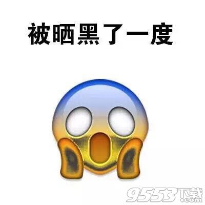 为什么有人一晒就黑表情包