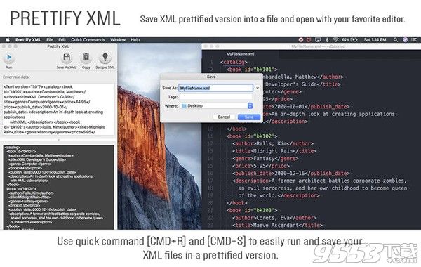 Prettify XML Mac版