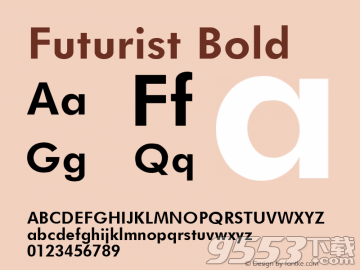 Futurist Bold字体