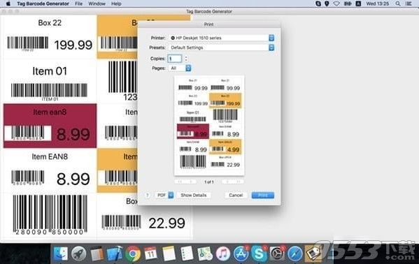 Tag Barcode Generator Mac版