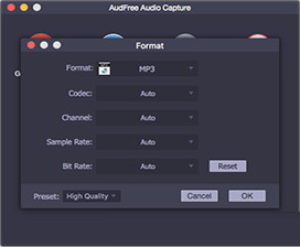 AudFree Audio Capture Mac版