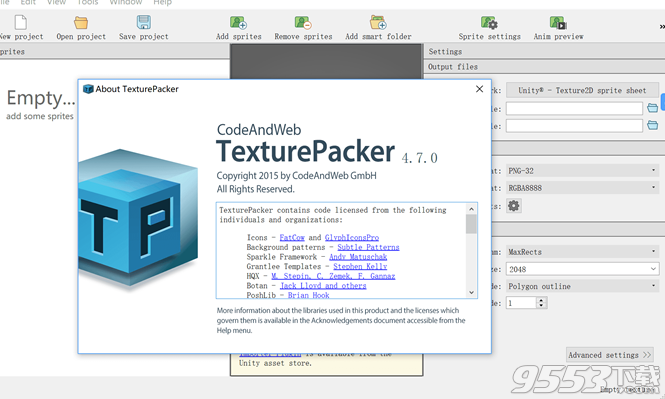 TexturePacker 4.8破解版(附破解补丁)