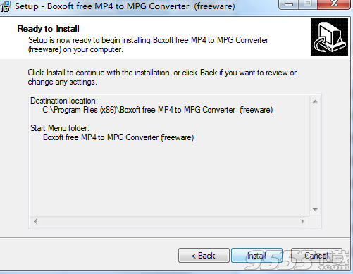 Boxoft Free MP4 to MPG Converter