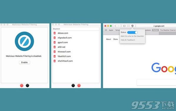 Malicious Website Filtering Mac版